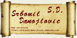 Srbomil Danojlović vizit kartica